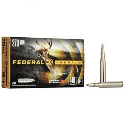 Munitions Federal Premium Ogive Trophy Bonded Tip - Cal. 270 Win. - 140 grains