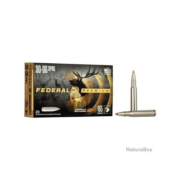 Munitions Federal Premium Ogive Trophy Bonded Tip - Cal. 30-06 Sprg. - 165 grains