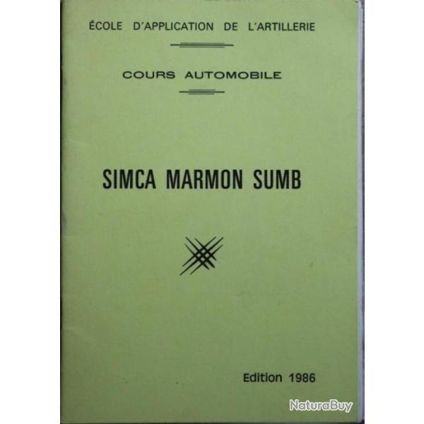 Manuel SIMCA MARMON SUMB edition 1986