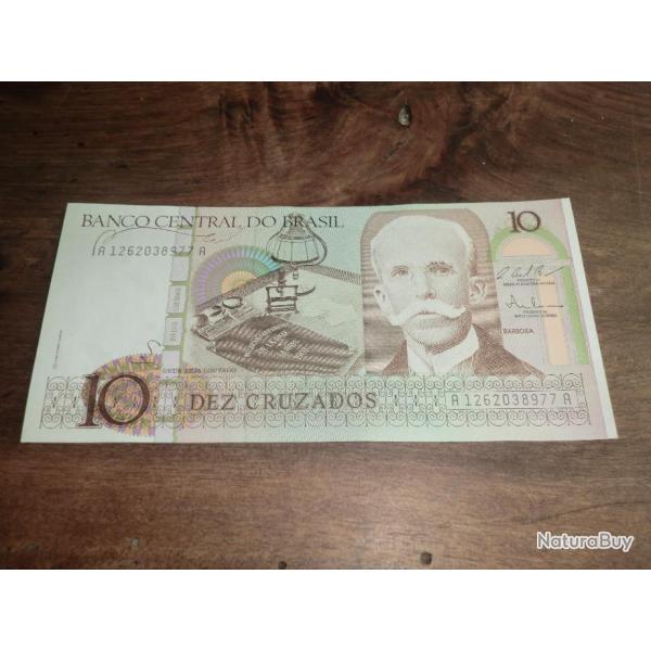 billet 10 cruzados rpublique brasil / A 1262038977 A