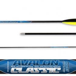 Lot de 12 flèches Avalon classic 4.2 en carbone 32" 800 80-100g