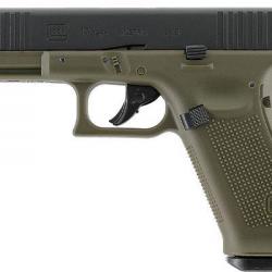 Pistolet à plomb CO2 4,5 mm BB - GLOCK 17 GEN5 - Blowback Vert kaki