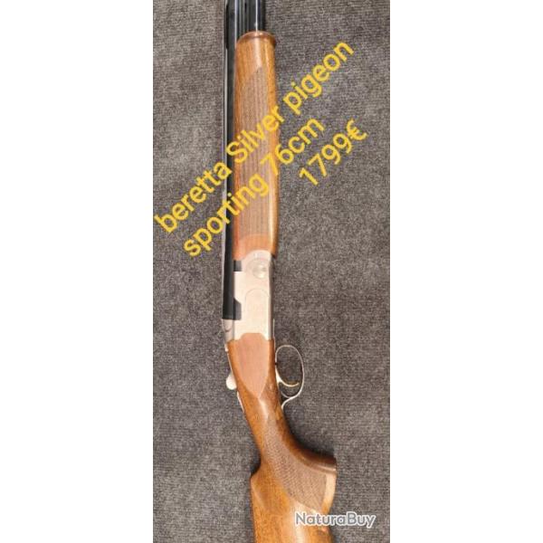 Beretta 686 silver pigeon sporting 76cm  // mallette et chokes tat neuf !!!!!!!!