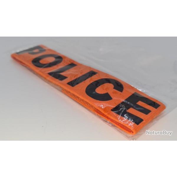 DE NOUVEAU EN STOCK! BRASSARD " POLICE " FACTICE REGLABLE VENTE LIBRE POUR ROLEPLAY FTES PRIVES.