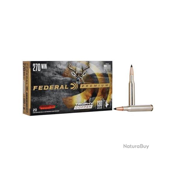 Munitions Federal Premium Ogive Trophy Bonded Tip - Cal. 270 Win.
