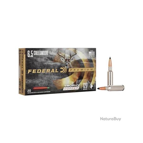 Munitions Federal Premium Ogive Trophy Bonded Tip - Cal. 6.5 Creedmoo