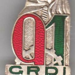 91° GRDI. 91° Groupe de Reconnaissance de Division d'Infanterie. Email grand feu. A.Augis. St Bathél
