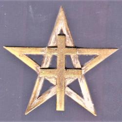 1° RMSM. 1° Régiment de Marche de Spahis Marocains. 2° DB en 1944. Mellerio.Déposé. métal patiné.