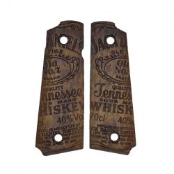 Plaquettes bois 1911 Jack Daniels