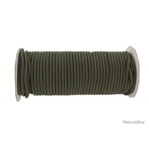 Elastique A Appelants 4Mm Par 25 M Olive Fuzyon Chasse