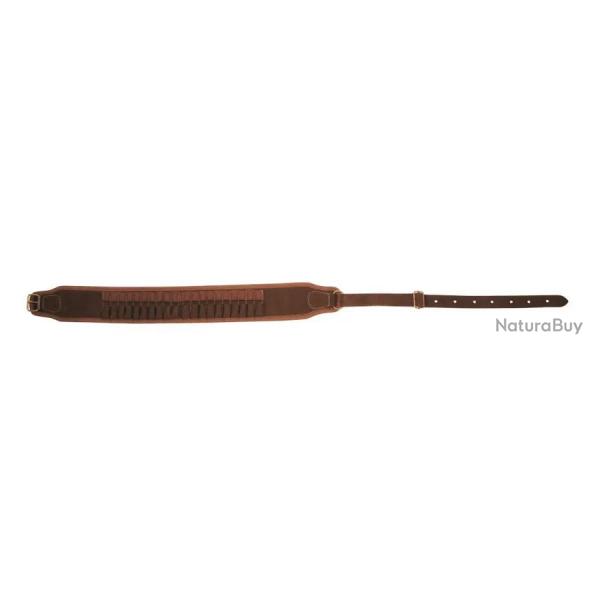 Cartouchiere 20 Balles Grande Chasse Cuir Velours Fuzyon Chasse