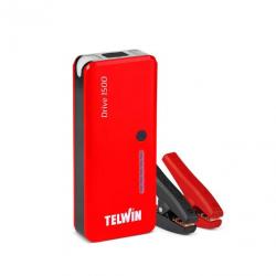Démarreur de secours portatif Telwin DRIVE 1500 12V 1500A max avec 2 lumières led