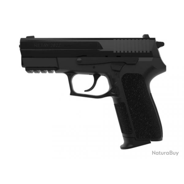 Vente Flash Pistolet Retay S2022 9mm P.A.K Noir