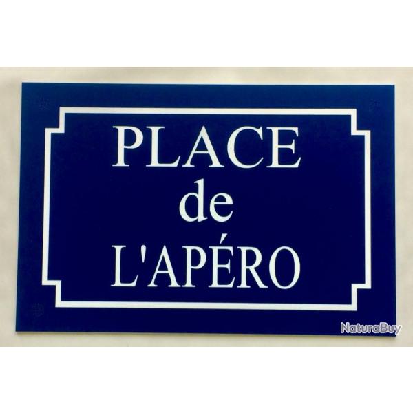 Plaque "PLACE de L'APRO" ft 150 x 100 mm