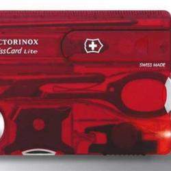 Carte multifonction SwissCard Lite Victorinox rouge