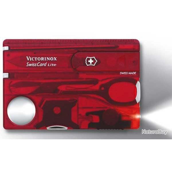 Carte multifonction SwissCard Lite Victorinox rouge