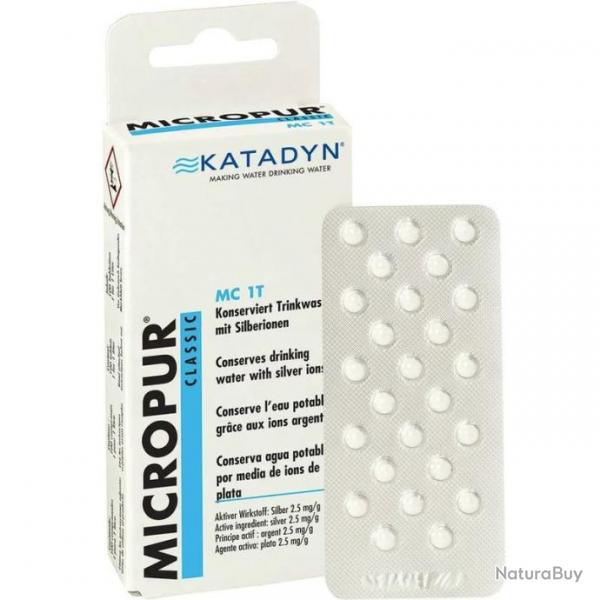 Katadyn Micropur Classic MC 1T en boite de 50 comprims