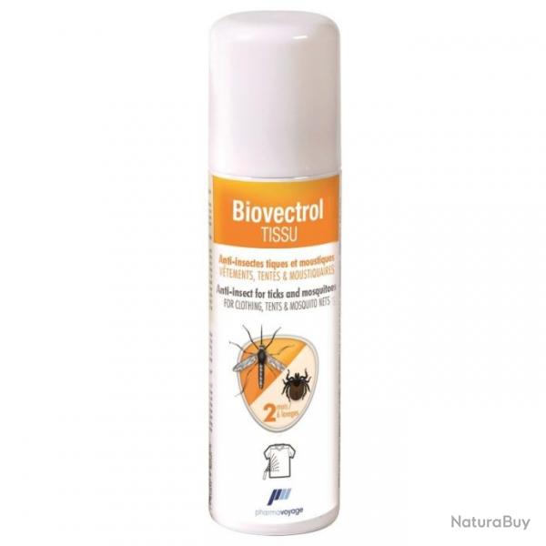 Rpulsif anti-insectes Biovectrol Tissu 100 ml