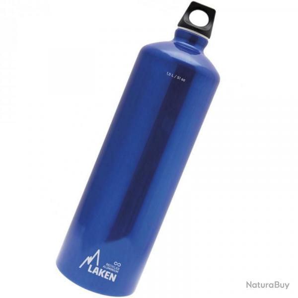 Gourde alu Laken Futura 1,5L bleue