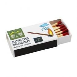 Allumettes imperméables CAO (lot de 4 boites)