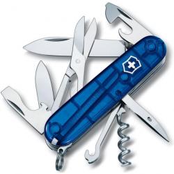 Couteau suisse Victorinox Climber bleu translucide