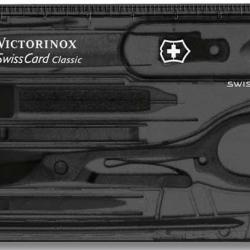 Carte multifonction SwissCard Classic Victorinox noire