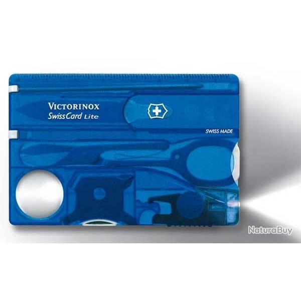 Carte multifonction SwissCard Lite Victorinox bleue