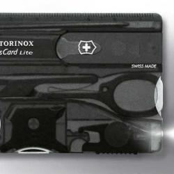 Carte multifonction SwissCard Lite Victorinox noire