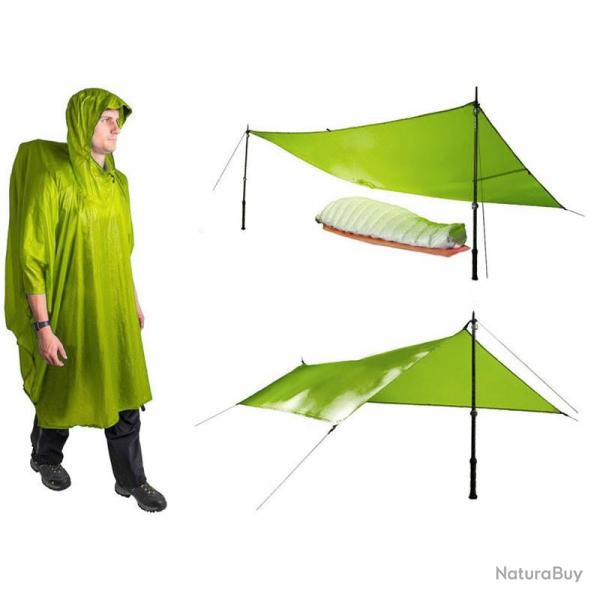 Poncho Tarp Sea to Summit Ultra-Sil Nano vert