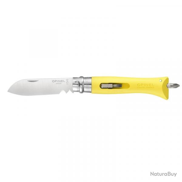 Couteau Opinel N9 Bricolage jaune