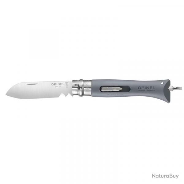 Couteau Opinel N9 Bricolage gris