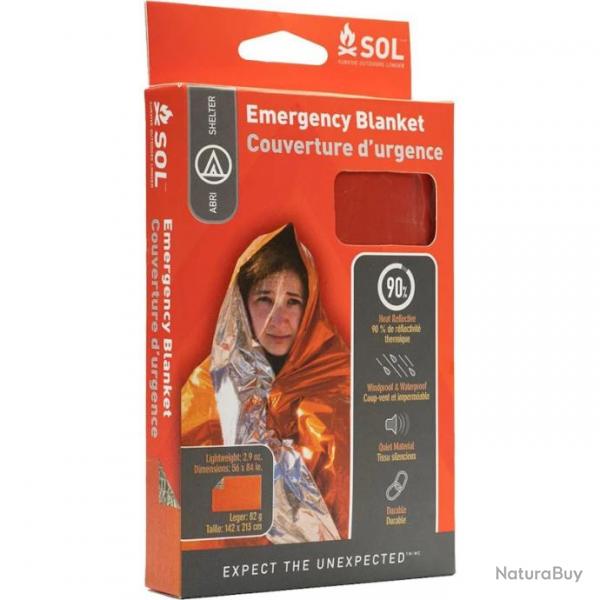 Couverture d'urgence SOL Emergency Blanket