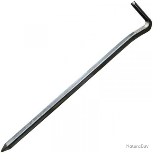 6 piquets de tente CAO carrés acier 160mm 5mmø