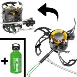 Réchaud multi-combustibles & bidon Fuel Optimus Polaris Optifuel