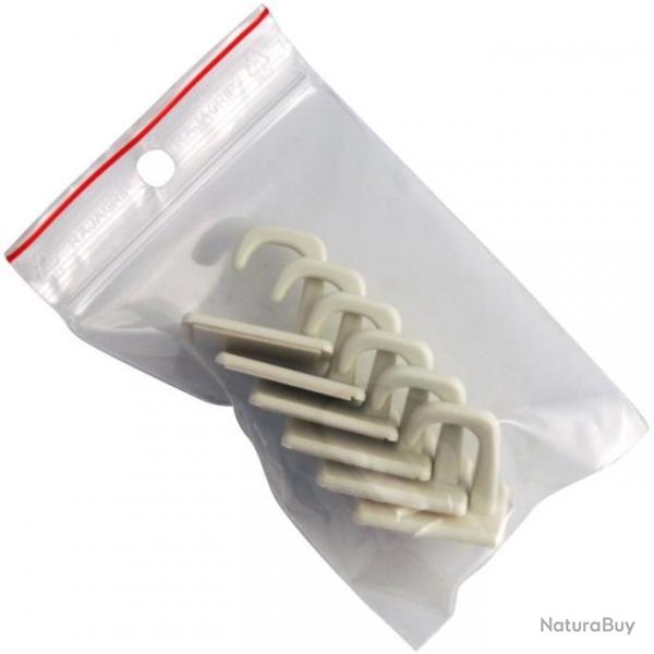 Lot de 6 crochets adhsifs Pharmavoyage pour moustiquaire