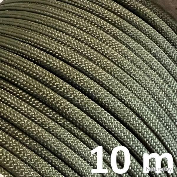 Paracorde 550 10 mtres EDCX Nylon Paracord vert arme