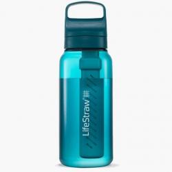 Gourde filtre à eau Lifestraw Go Series 1L bleu turquoise