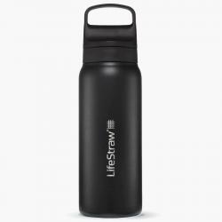 Gourde filtre à eau Lifestraw Go Series Stainless Steel 700 ml noire