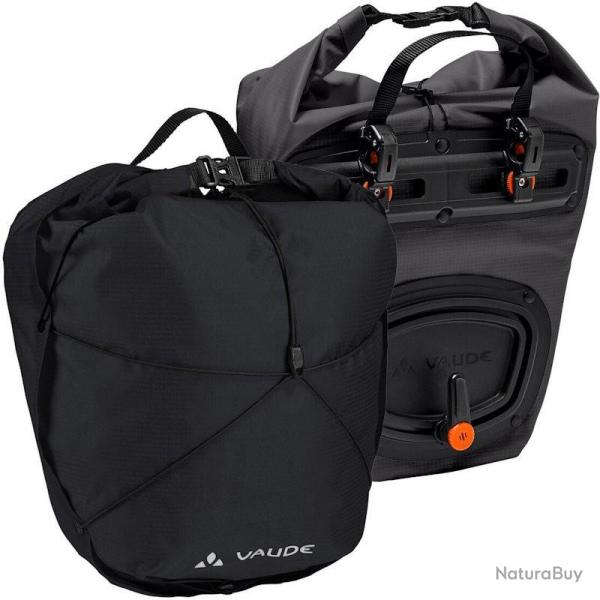 Sacoche avant vlo Vaude Aqua Front Light noire (lot de 2)