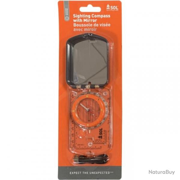 Boussole SOL Sighting Compass With Mirror
