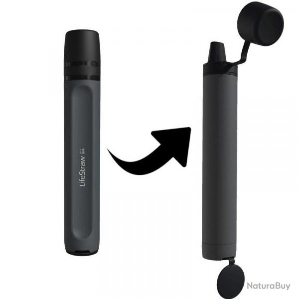 Paille filtre  eau Lifestraw Personal Peak Series noir