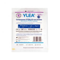 Compresses stériles non tissées YLEA 10x10cm (lot de 5)
