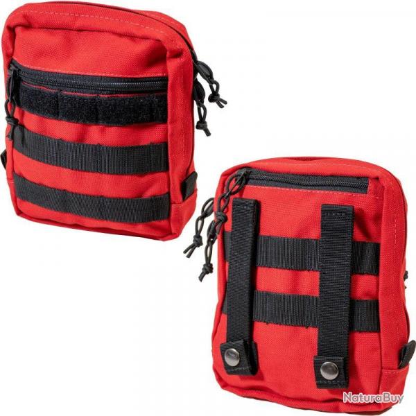 Trousse de secours vide IFAK rouge avec systme MOLLE