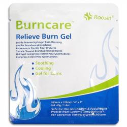 Compresse gel pour brûlures Roosin Burncare 10x10cm