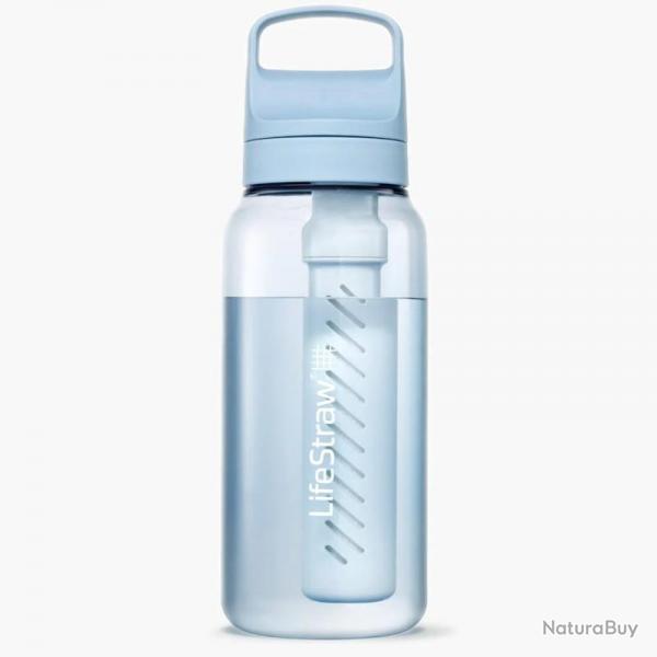 Gourde filtre  eau Lifestraw Go Series 1L bleu ciel