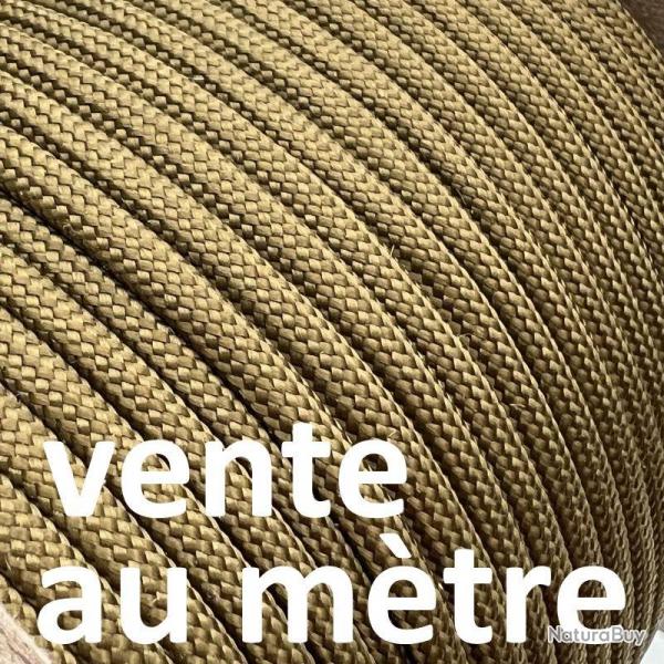 Cordelette paracorde 550 4 mm EDCX Nylon Paracord coyote (au mtre)