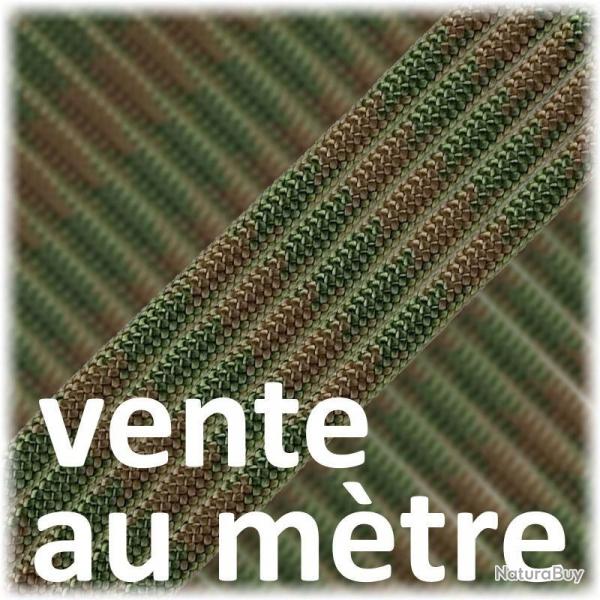 Cordelette paracorde 550 4 mm EDCX Nylon Paracord camouflage (au mtre)