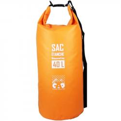 Sac étanche 40L CAO orange avec bandoulière
