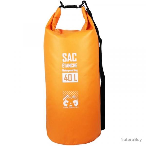 Sac tanche 40L CAO orange avec bandoulire