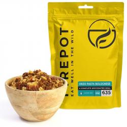 Repas déshydraté Firepot Pâtes Orzo à la bolognaise